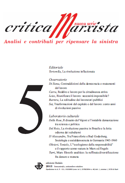 Copertina n.5 Settembre/Ottobre 2013
